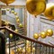 Gold Balloons, 6 pcs Gold Party Decorations, 22 inch Giant 4D Foil Balloons with Ribbon, Large Mylar Balloons, Metallic Gold Balloons for Birthday Decorations, Engagement Wedding Decorations